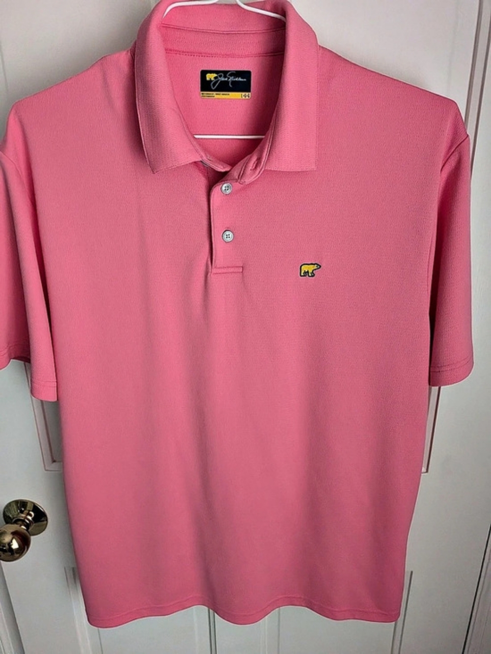 Jack Nicklaus Pink Polo Shirt Like New